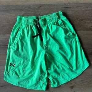 Under Armour Neon Green Sports Shorts